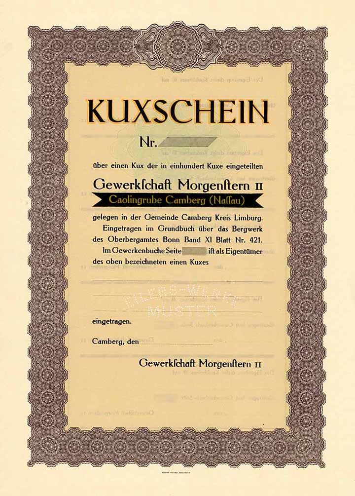 Gewerkschaft Morgenstern II