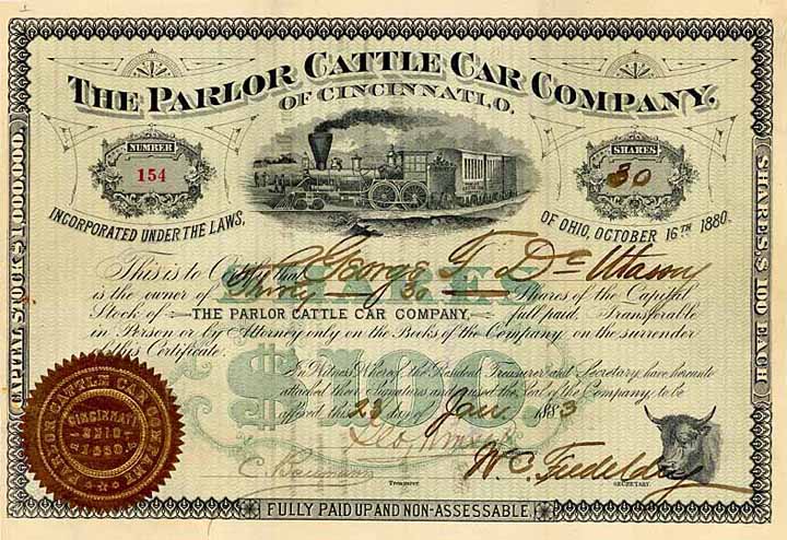 Parlor Cattle Car Co.