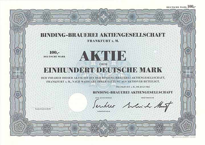 Binding-Brauerei AG