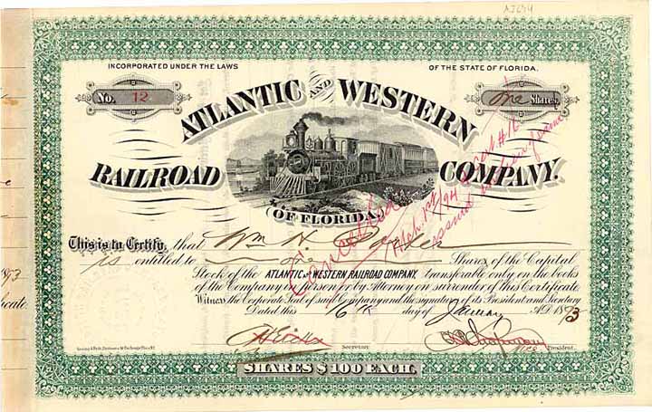 Atlantic & Western Railroad (of Florida)