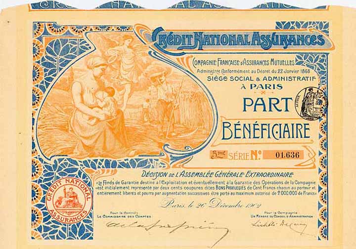 Credit National Assurances Cie. Francaise d'Assurances Mutuelles