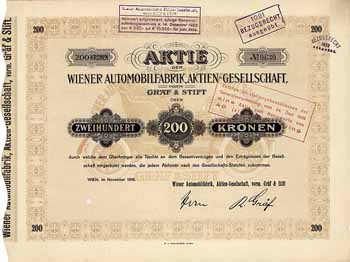Wiener Automobilfabrik AG vorm. Gräf & Stift