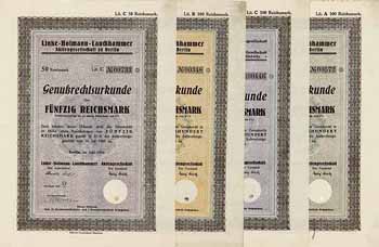 Linke-Hofmann-Lauchhammer AG (4 Stücke)