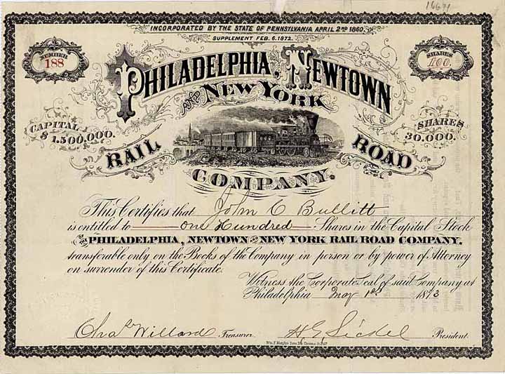 Philadelphia, Newtown & New York Railroad