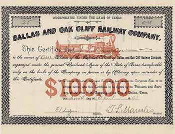 Dallas & Oak Cliff Railway