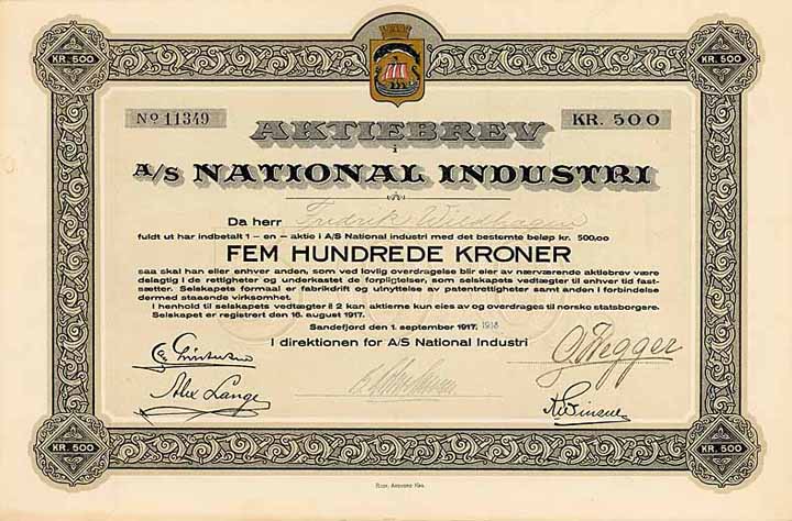 A/S National Industri
