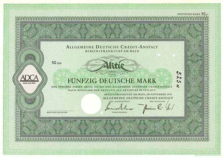 Allgemeine Deutsche Credit-Anstalt