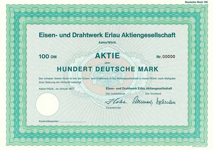 Eisen- und Drahtwerk Erlau AG