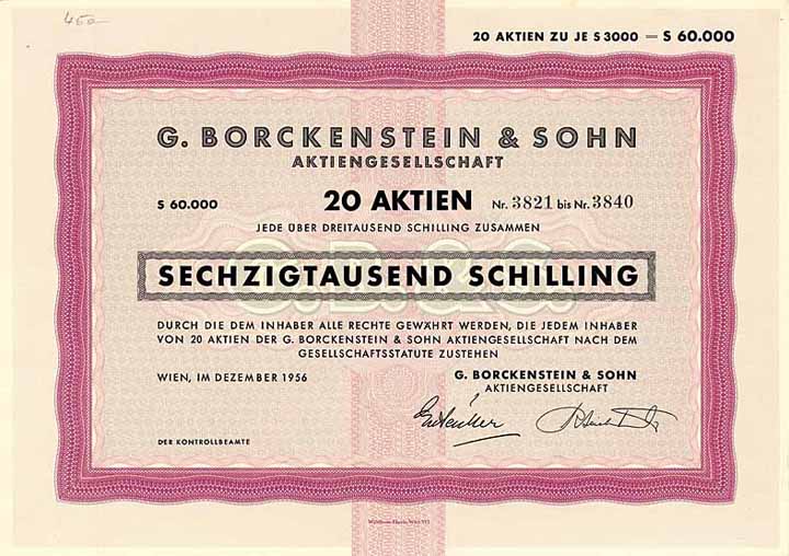 G. Borckenstein & Sohn AG