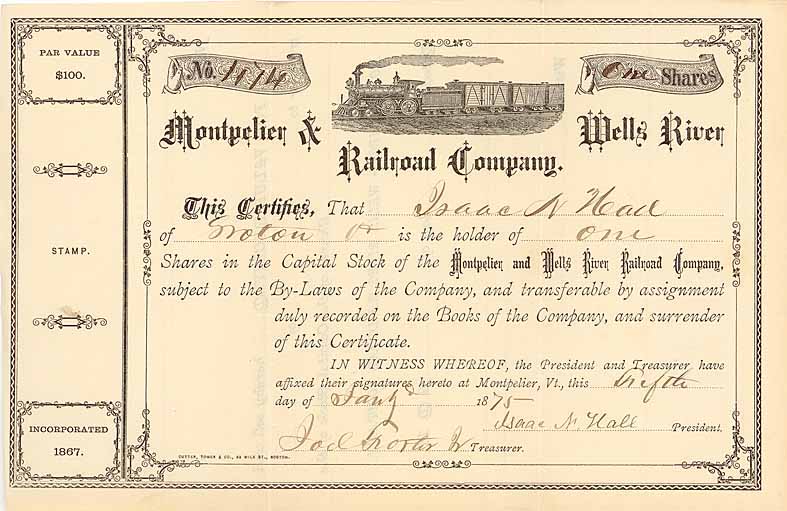 Montpelier & Wells River Railroad