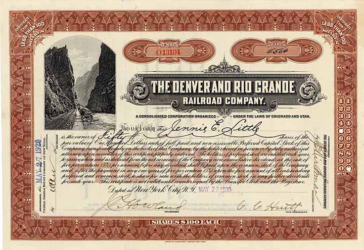 Denver & Rio Grande Railroad