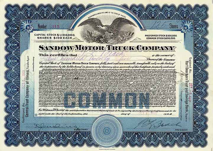 Sandow Motor Truck Co.