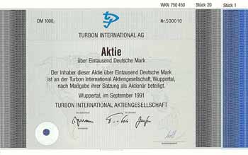 Turbon International AG (2 Stücke)