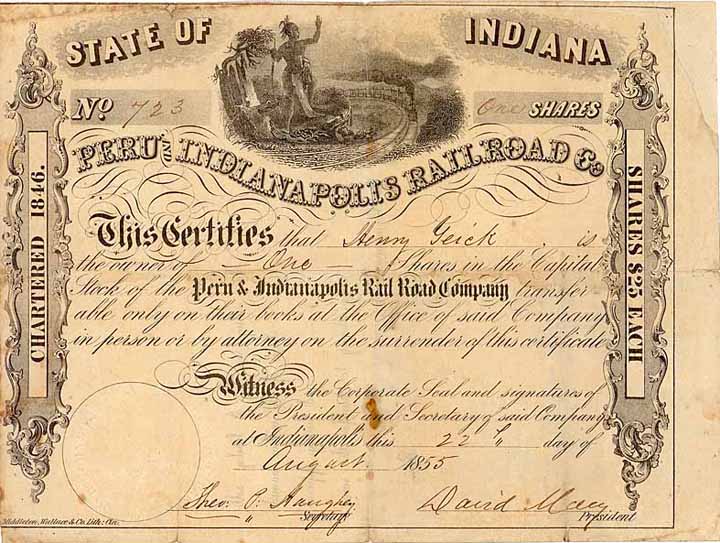 Peru & Indianapolis Railroad