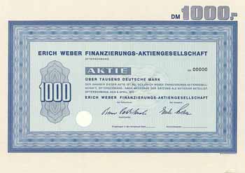 Erich Weber Finanzierungs-AG