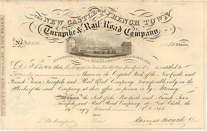 New Castle and French Town Turnpike & Rail Road Co.
