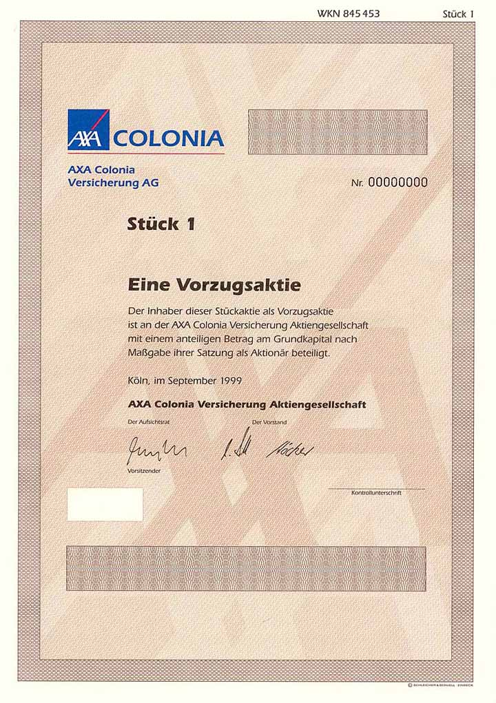 AXA Colonia Versicherung AG