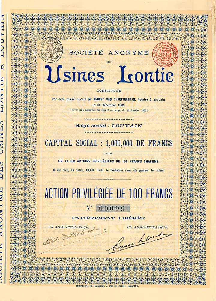 S.A. des Usines Lontie