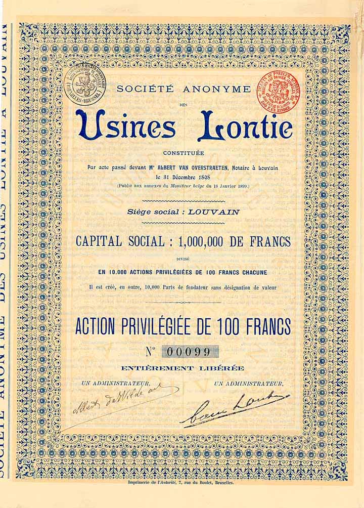 S.A. des Usines Lontie