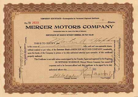 Mercer Motors Co.