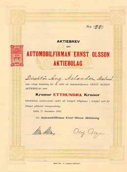 Automobilfirman Ernst Olsson AB