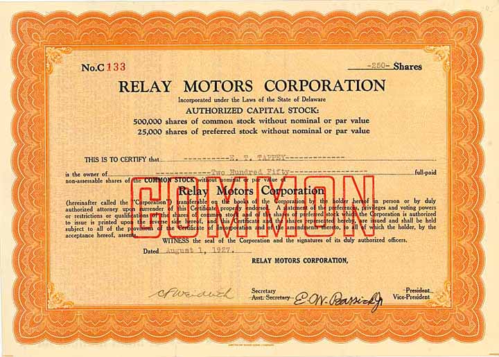 Relay Motors Corp.