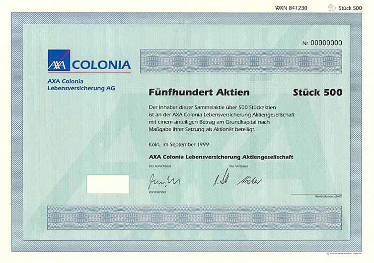 AXA Colonia Lebensversicherung AG