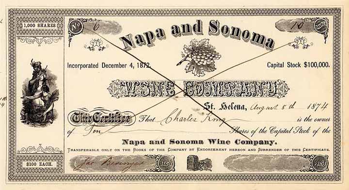 Napa and Sonoma Wine Company