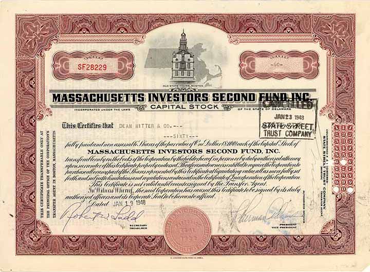 Massachusetts Investors Second Fund, Inc.