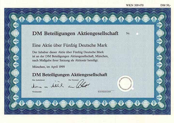 DM Beteiligungen AG