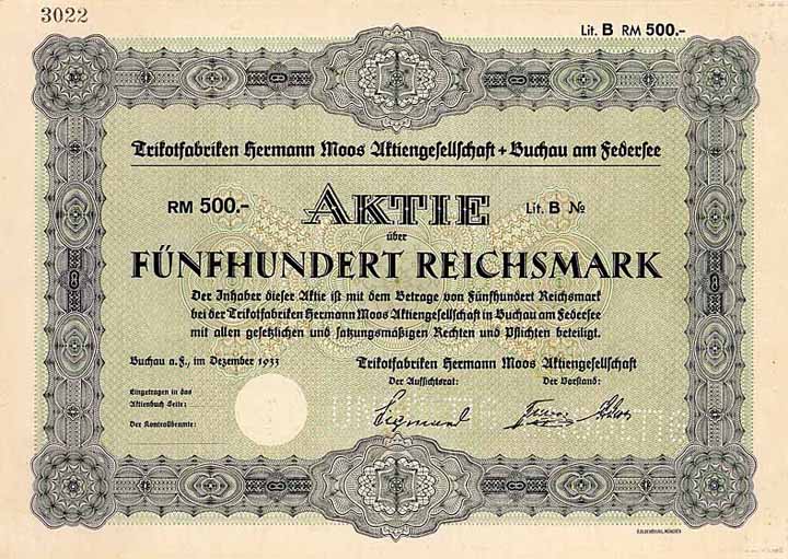 Trikotfabriken Hermann Moos AG