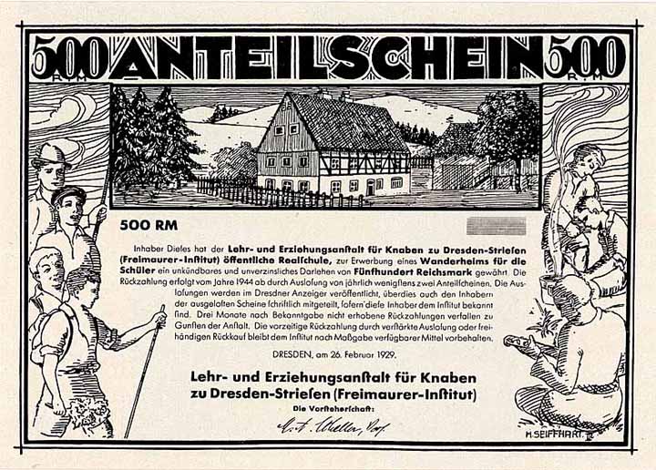 Lehr- und Erziehungsanstalt für Knaben zu Dresden-Striesen (Freimaurer-Institut)