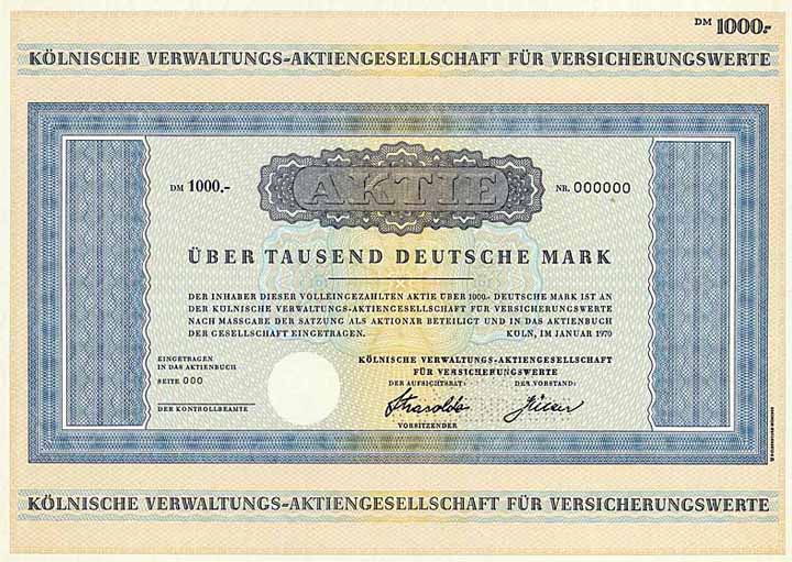 Kölnische Verwaltungs-AG für Versicherungswerte