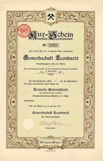 Gewerkschaft Leonhardt