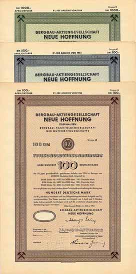 Bergbau-AG Neue Hoffnung (3 Stücke)