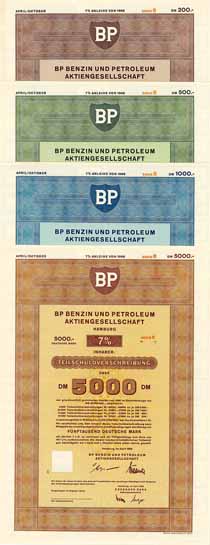BP Benzin und Petroleum AG (4 Stücke)