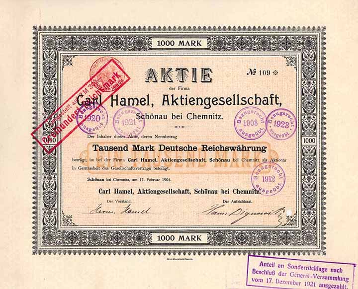 Carl Hamel AG