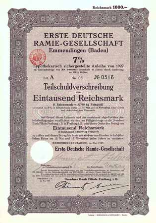 Erste Deutsche Ramie-Gesellschaft