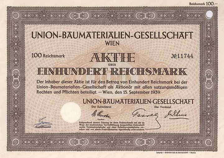 Union-Baumaterialien-Gesellschaft