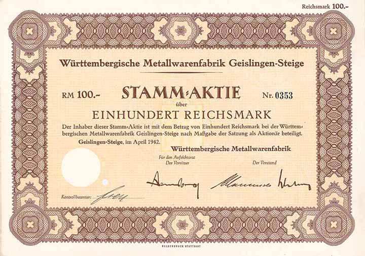 Württembergische Metallwarenfabrik