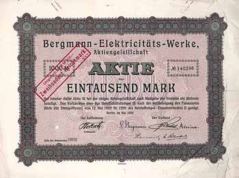 Bergmann-Elektricitäts-Werke AG