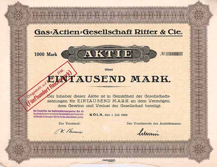 Gas-AG Ritter & Cie.