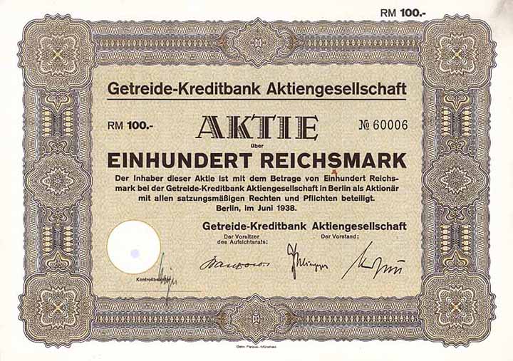 Getreide-Kreditbank AG