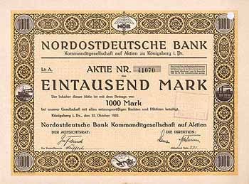 Nordostdeutsche Bank KGaA