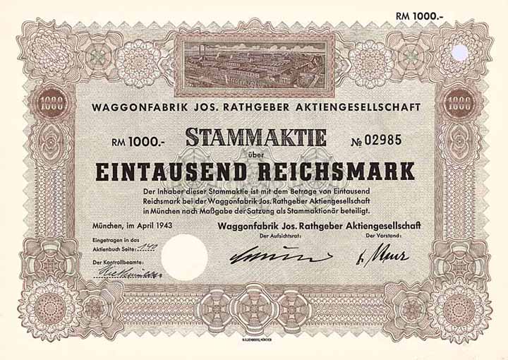Waggonfabrik Jos. Rathgeber AG