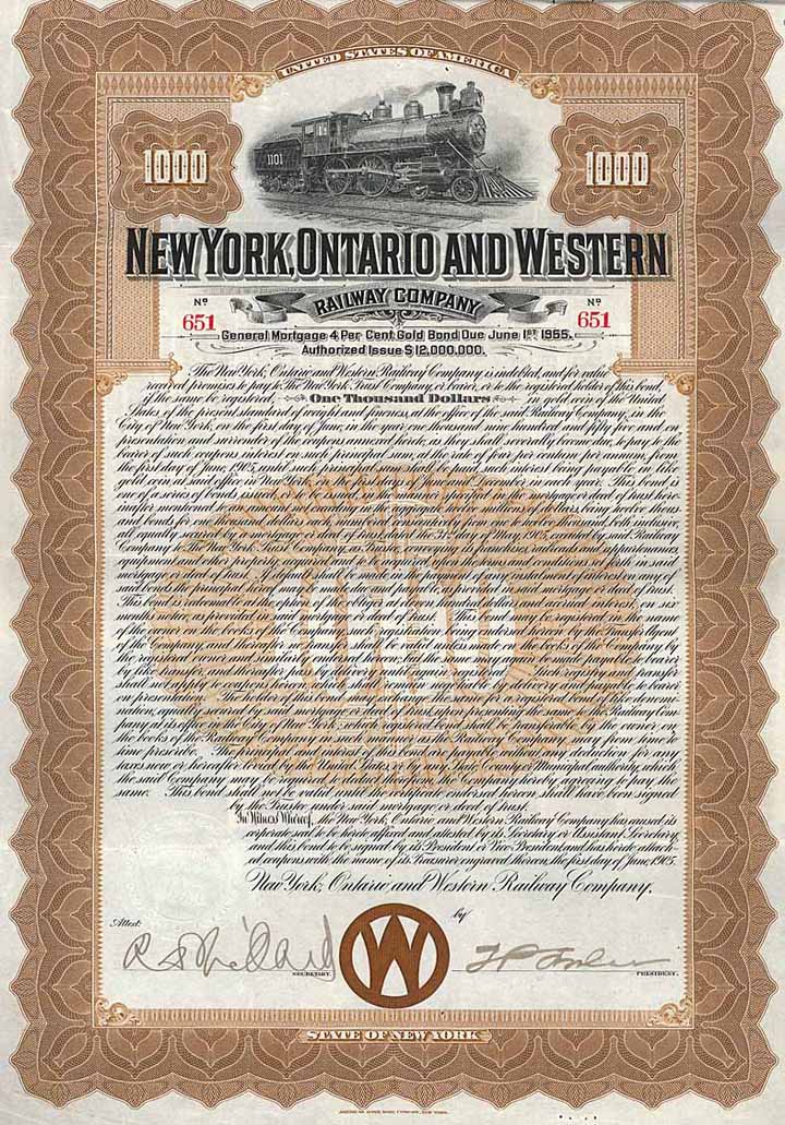 New York, Ontario & Western Railway