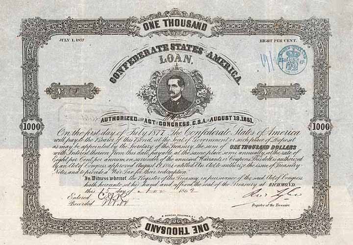 Confederate States of America, Cr. 96 (R10) - Ball 110 (R4+)