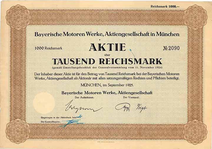 Bayerische Motoren Werke AG