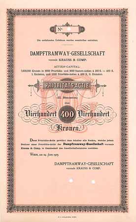 Dampftramway-Gesellschaft vorm. Krauss & Comp.