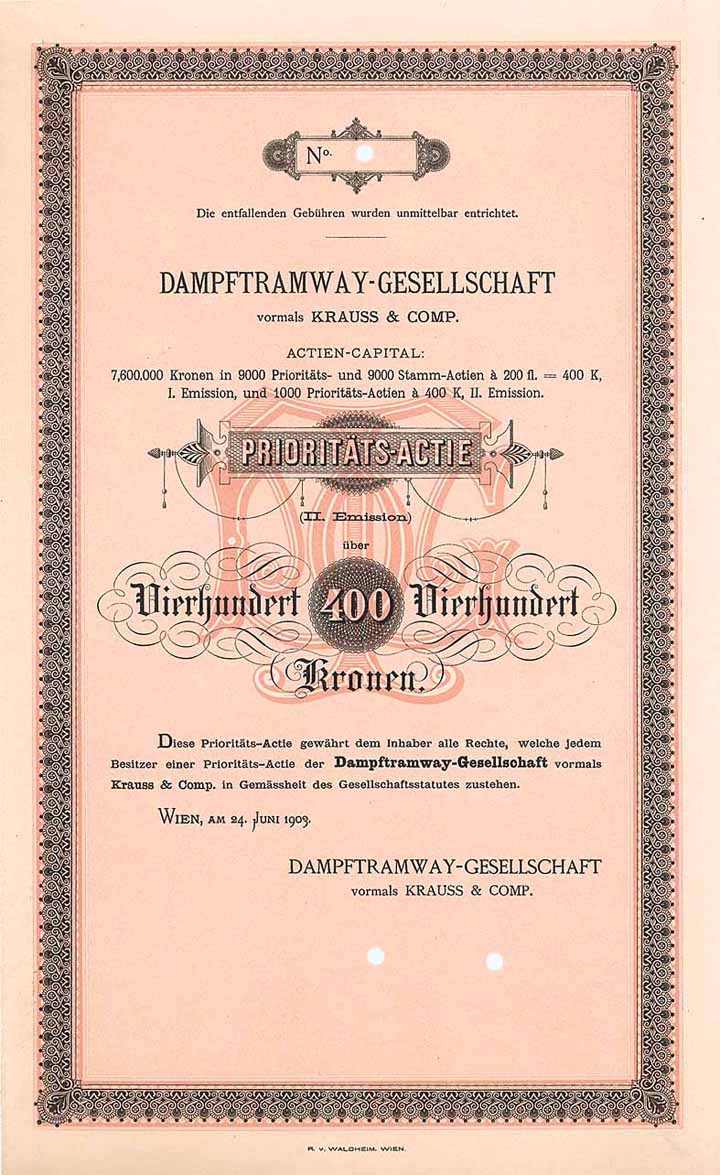 Dampftramway-Gesellschaft vorm. Krauss & Comp.